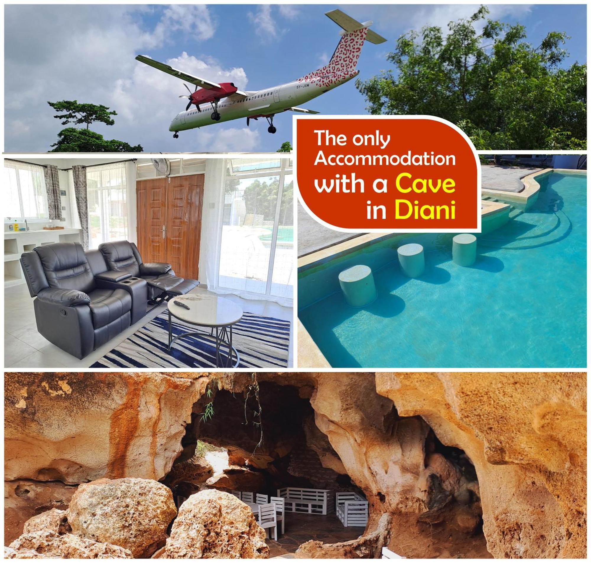 Cave Diani Holiday Apartments Diani Beach Extérieur photo